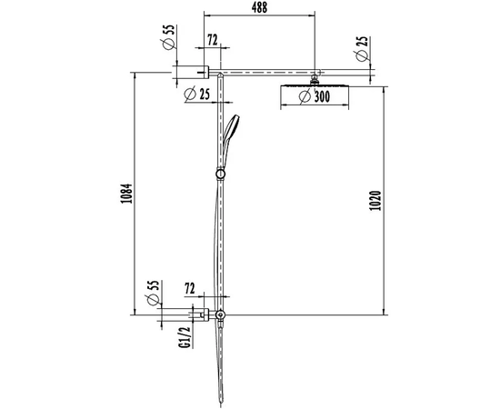 Душевая система villeroy boch embrace plus tvs1083000161 300 в Актобе фото № 3