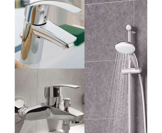 Набор смесителей grohe eurosmart 124458 ванно-душевой в Актобе фото № 3