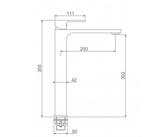 смеситель для раковины gappo g1083-2 в Актобе фото № 3