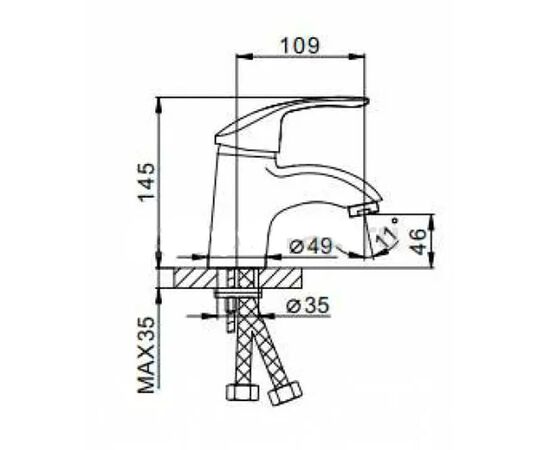 смеситель для раковины frap f1021 в Актобе фото № 3