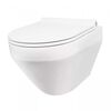 унитаз подвесной am.pm spirit c701700wh безободковый, с сиденьем в Астане фото № 1