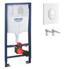 Инсталляция grohe rapid sl 38722001 3в1 для унитаза с кнопкой skate air белая в Астане фото № 1