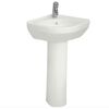 раковина угловая vitra s50 5306b003-0999 40 см с пьедесталом в Астане фото № 1