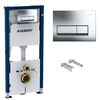 Инсталляция 4в1 geberit duofix 458.128.21.1 с клавишей delta 51 в Астане фото № 1