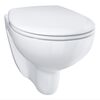 унитаз подвесной grohe bau ceramiс 39351000 безободковый с микролифтом в Астане фото № 1
