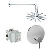 Комплект vitra: встраиваемый смеситель minimax a42268exp/a42262exp  и верхний душ а45463ехр/a45652exp в Астане фото № 1