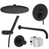 Душевая система vitra origin a4926636exp, черный матовый в Астане фото № 1