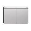 Зеркальный шкаф vitra sento 80см 60896 с подсветкой, цвет матовый антрацит в Астане фото № 1