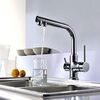 Lm3060c comfort смеситель для кухни, с дополнительным подключением к фильтру для питьевой вод хром в Астане фото № 1