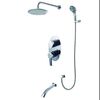Lm3222c атлантисс смеситель для ванны и душа встраиваемый с дополнит 5 функц лейкой,хром в Астане фото № 1