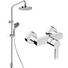 Душевая стойка vitra flo s a49234exp в комплекте со смесителем в Астане фото № 1