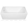 Ванна акриловая aquanet 150x70 roma с каркасом в Астане фото № 1