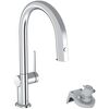 смеситель для кухни hansgrohe aquiturra m91 76803000 хром в Астане фото № 1