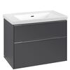 тумба с раковиной 80см villeroy&boch subway 3.0 c574l0vr+4a708301 в Астане фото № 1