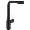 смеситель для кухни grohe essence 30504kf0, выдвижной излив, черный в Астане фото № 1