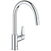 смеситель для кухни grohe baucurve 30547000, выдвижной излив, хром в Астане фото № 1
