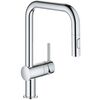 смеситель для кухни grohe minta 32322002, выдвижной излив, хром в Астане фото № 1