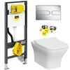 унитаз с инсталляцией 4в1 vitra zentrum s 7484b003-0075 792862 191-003-009 в Астане фото № 1