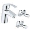 смеситель для раковины grohe eurosmart 23588000, хром в Астане фото № 1