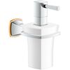 Дозатор жидкого мыла grohe grandera 40627ig0, хром/золото в Астане фото № 1