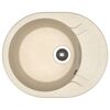 Кухонная мойка dr.gans берта 580, латте cmc, овальная, 58x47см в Астане фото № 1