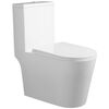 унитаз монолитный hansbaden 6380tqhs безободковый, белый в Астане фото № 1