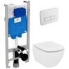 унитаз с инсталляцией 5в1 ideal standard tesi prosys t007901 r046367 r0123aa, хром в Астане фото № 1