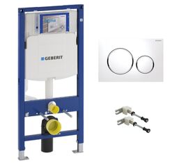 Инсталляция geberit duofix 111.300.00.5 с клавишей sigma 20 115.882.kj.1 в Астане фото № 1