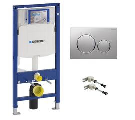 Инсталляция geberit duofix 111.300.00.5 с клавишей sigma 20 115.882.jq.1 в Астане фото № 1