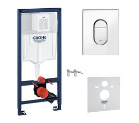Инсталляция grohe rapid sl 38929000 4в1 для унитаза с кнопкой arena cosmo в Астане фото № 1