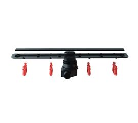 Душевой лоток pestan confluo frameless line 650 black glass 13701204 матовый хром/черное стекло в Астане фото № 1