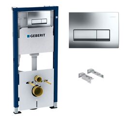 Инсталляция 4в1 geberit duofix 458.128.21.1 с клавишей delta 51 в Астане фото № 1