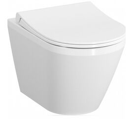 унитаз подвесной vitra integra 7040b003-0075 rim-ex. тонкая крышка с микролифтом (комплект) в Астане фото № 1