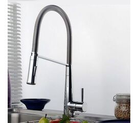 смеситель для кухни с вытяжным изливом, soul lm6002c le mark в Астане фото № 1