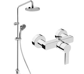 Душевая стойка vitra flo s a49234exp в комплекте со смесителем в Астане фото № 1