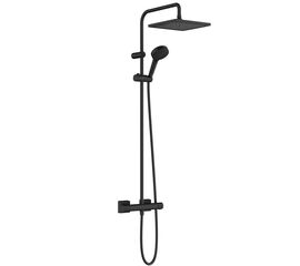 Душевая система hansgrohe vernis shape 26427670 240 черная матовая с термостатом в Астане фото № 1