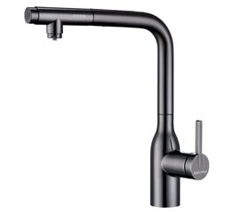 смеситель для кухни paulmark viper vi213105-gb, черный в Астане фото № 1