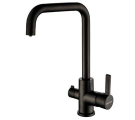 смеситель для кухни paulmark logas lo213021-gm, вороненая сталь в Астане фото № 1