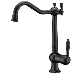 смеситель для кухни paulmark retro re213226-401, антрацит в Астане фото № 1