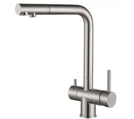 смеситель для кухни paulmark skalen sk213020-ss, нержавеющая сталь в Астане фото № 1