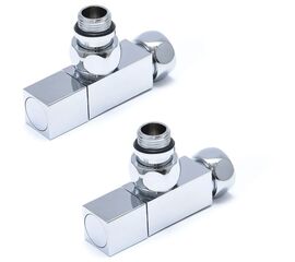 Вентиль угловой запорный  3/4"- 1/2", квадратный, хром нф-00000191 в Астане фото № 1