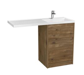 тумба с раковиной 60см aquaton лондри 1a266901lhdr0+1a72843klh01l дуб рустикальный в Астане фото № 1