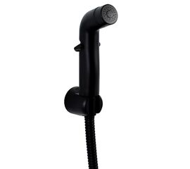 Лейка для гигиенического душа hans h41.03 со шлангом,  черная матовая в Астане фото № 1