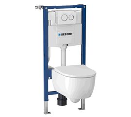 Инсталляция для унитаза geberit 500.060.tc.i set 111.060.00.1 + 111.815.00.1 +115.085.kj.1 + 500.814.00.1 в Астане фото № 1