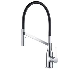 смеситель для кухни gappo g4398-15 с гибким изливом черный в Астане фото № 1