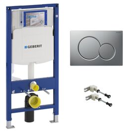 Инсталляция geberit duofix 111.300.00.5 с клавишей sigma 01 115.770.jq.5 в Астане фото № 1
