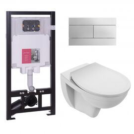 унитаз c инсталляцией jacob delafon patio e21740ru-00 в Астане фото № 1