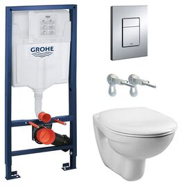 унитаз с инсталляцией grohe: rapid sl 3877720001 + norm fit 6855 в Астане фото № 1