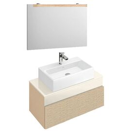 Комплект мебели villeroy&boch memento 80 дуб светлый (тумба+раковина+зеркало) в Астане фото № 1