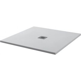 Ats-100x100u-w hidronatur pleasure поддон литьевой 1000х1000х30мм слив крышка белый камень (242248) в Астане фото № 1